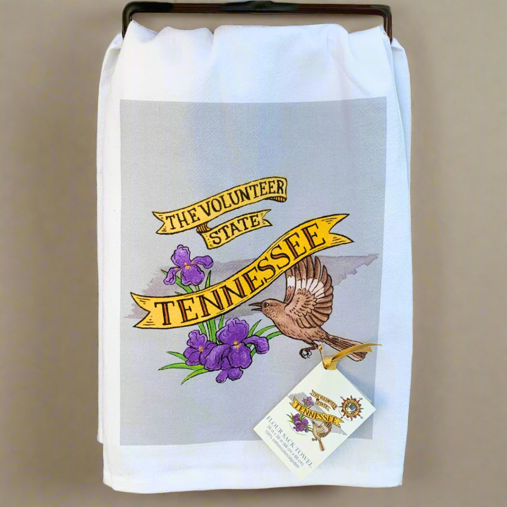 Tennessee State Flour Sack Towel with Gift Card